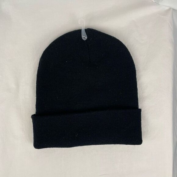 Adidas NWT Team Issue Black Knit Fold Beanie - Picture 4 of 6